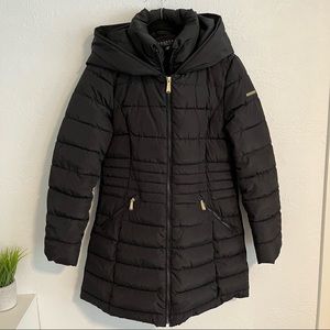 Black Puffer Winter Jacket - Size Medium
